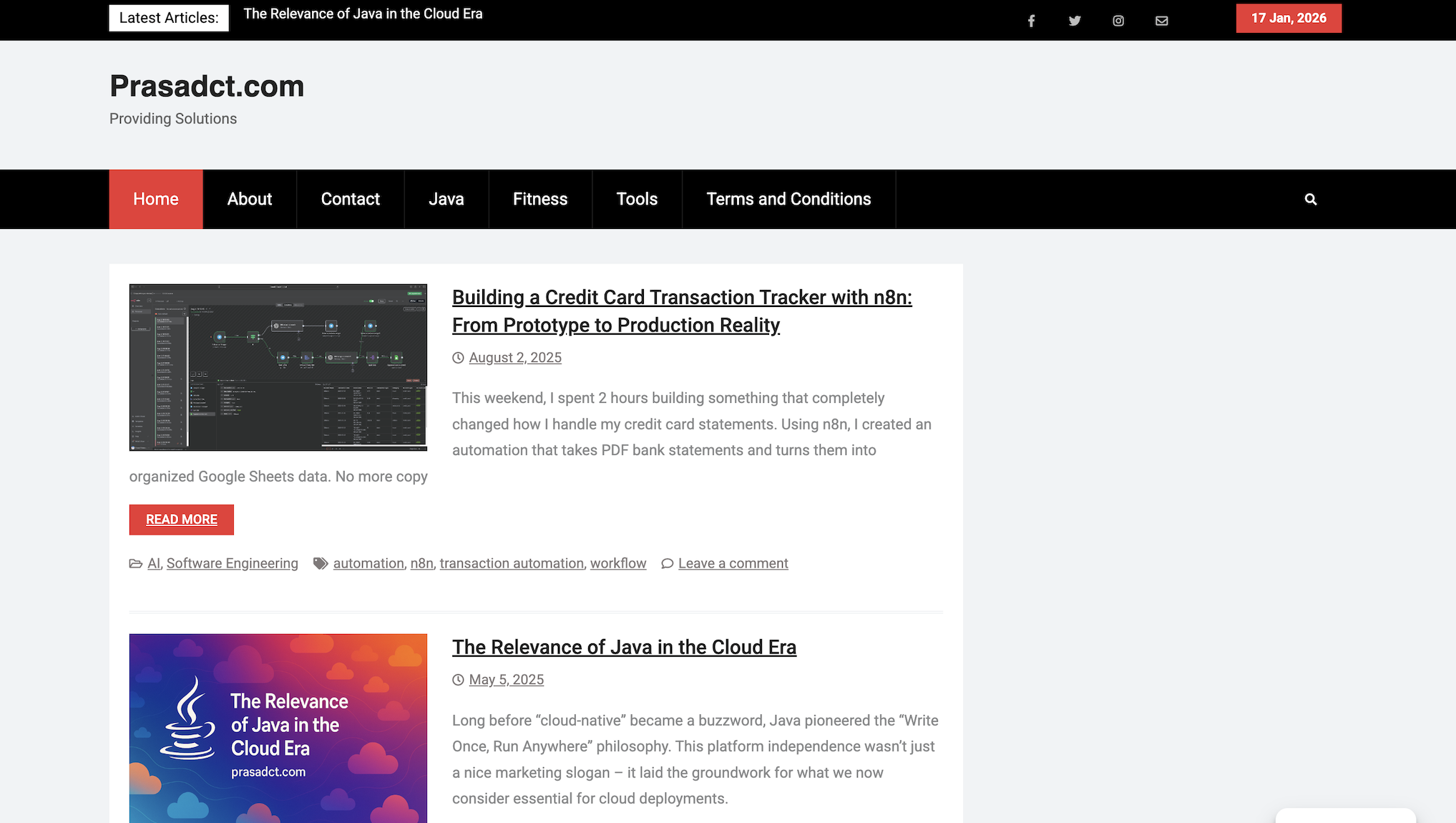 My old WordPress blog